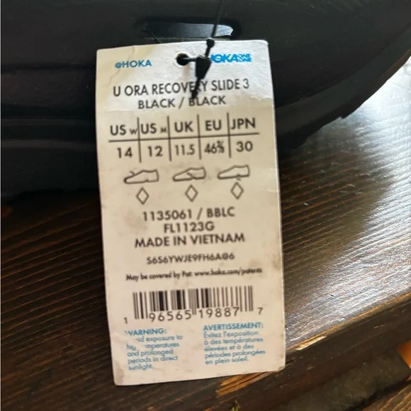 Hoka Black Sandals with Contoured Footbed - Picture 4 of 4